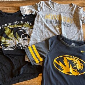 Mizzou Womens T-shirt Lot of 3…M and L